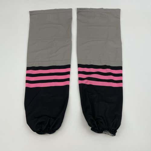 Brand New | Ontario Reign AHL "Pink The Rink" | SP Edge | Grey and Pink Socks