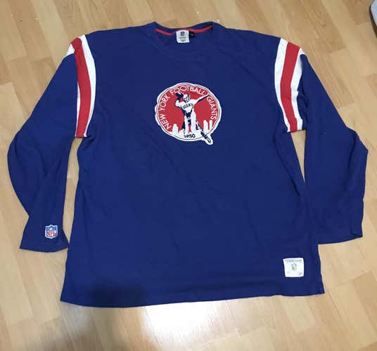 NY Giants Gridiron Classic Blue Men's XXL Reebok Jersey Throwback