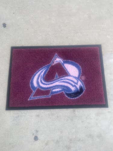 Colorado Avalanche Player Issued Carpet / Skate Mat