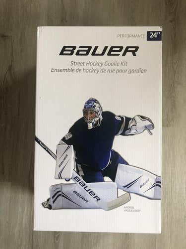 Bauer street hockey goalie kit