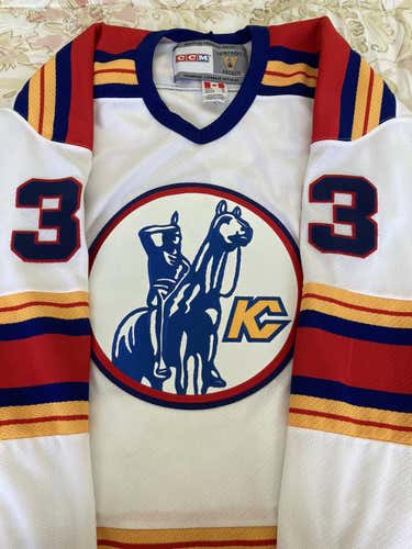 Vintage CCM Kansas City Scout XL Jersey