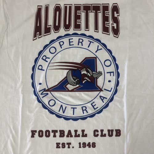 Montreal Alouettes CFL Adult Large Shirt