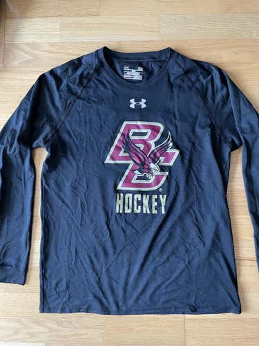 Boston College Hockey Under Armour Long Sleeve Shirt- Size S