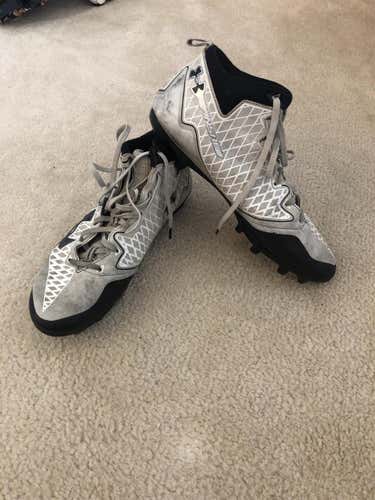 White Unisex Size 10 (Women's 11) Under Armour