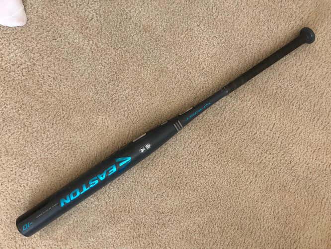 Gray Used High School/College 2018 Easton Composite Ghost Bat (-10) 24 oz 34"