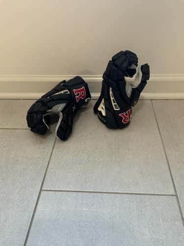 Rutgers Team Issued Maverik Rome Lacrosse Gloves 13"