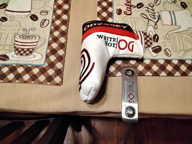 Used Men's Odyssey White Hot OG Right Handed Blade Putter 34"