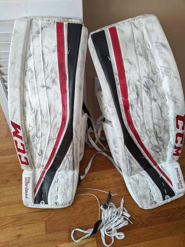 CCM Premier R1.9 Ice Hockey Goalie pads 34 +2 senior