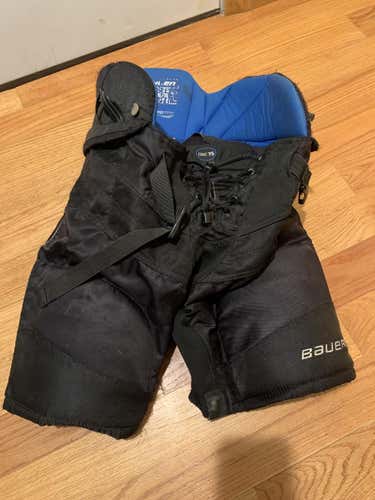 Black Used XL Bauer One75 Hockey Pants