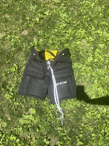 Black Used Medium CCM Premier R1.9 Hockey Goalie Pants