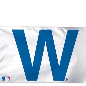 MLB Chicago Cubs WinCraft Deluxe 3' x 5' “Fly the W” Victory Flag * NEW