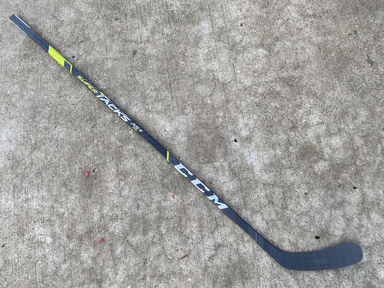 CCM Super Tacks AS3 PRO Pro Stock Hockey Stick Grip 85 Flex Left P90