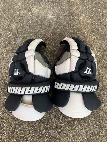Black Used Player's Warrior 12" Lacrosse Gloves