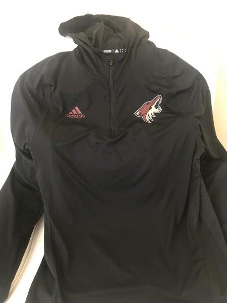 Black New Men's Adult Large Adidas Quarter zip hoodie