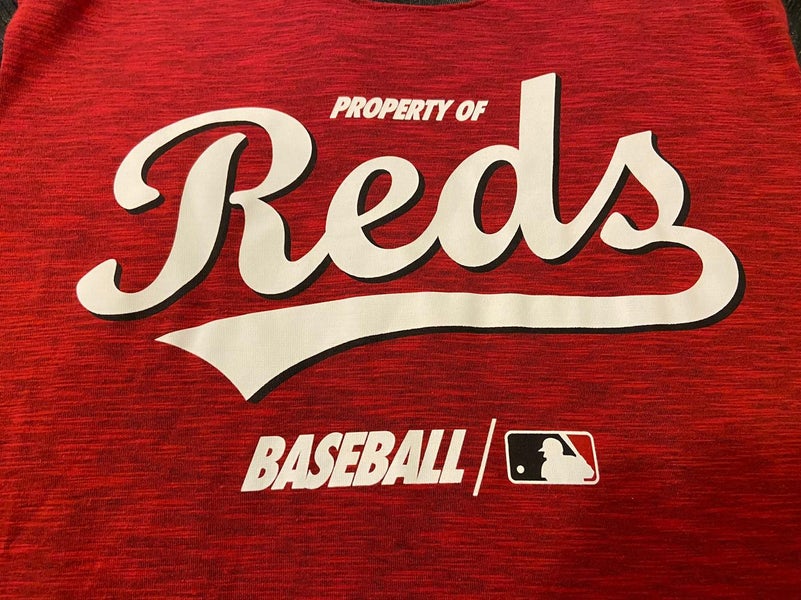 MLB Cincinnati Reds Nike Base Layer Workout Red T-Shirt, Large * NEW NWOT