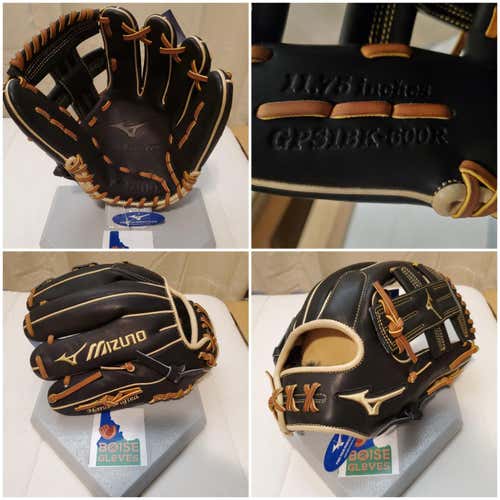 New Mizuno Right Hand Throw Pro Select Baseball Glove 11.75"