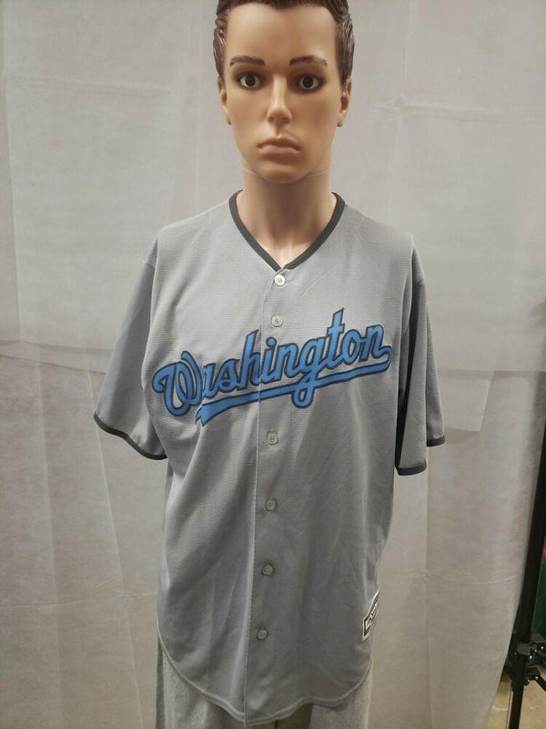  Majestic Blank Back Adult Large New York Yankees 2-Button  Placket Cool-Base Licensed Jersey Blue : Sports & Outdoors