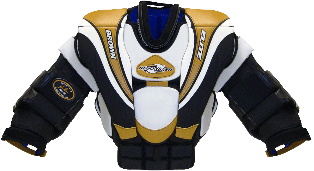 Chest and Arm Protectors - Brown Hockey