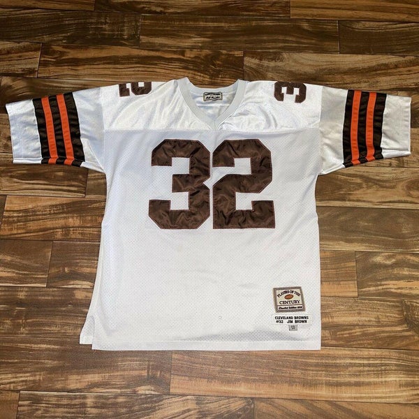 1964 Jim Brown Cleveland Browns Mitchell and Ness Authentic NFL Jersey Size  52 – Rare VNTG