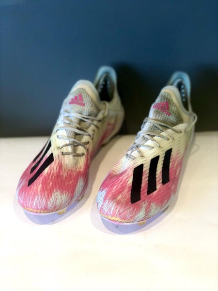White Men's Molded Cleats Adidas X 19.1 Cleats