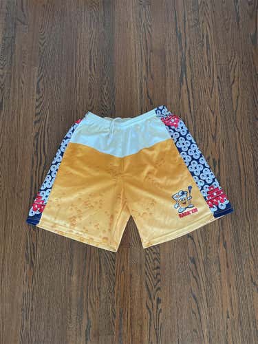 Lacrosse Unlimited Limited Edition Beer Pong Themed Lacrosse Shorts (Drawstring & Pockets)