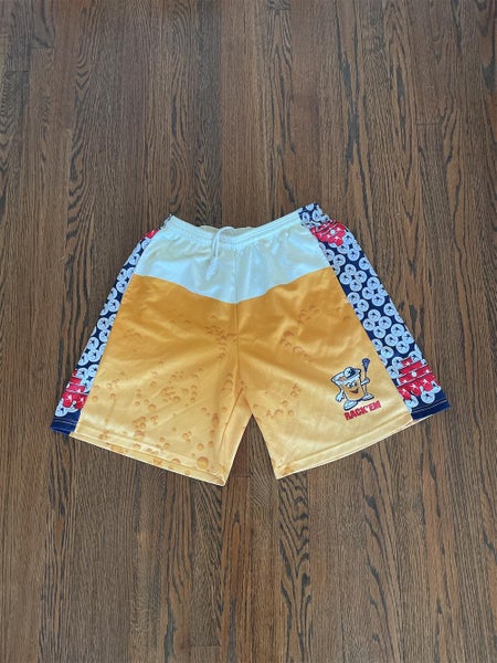 Lacrosse Unlimited Limited Edition Beer Pong Themed Lacrosse Shorts (Drawstring & Pockets)