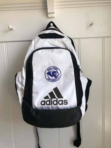 High Point Team Issued White Adidas Backpack