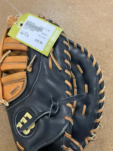 Black Used First Base 13" A2000 Baseball Glove