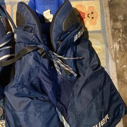 Blue Used Medium Bauer  Nexus 1N Hockey Pants