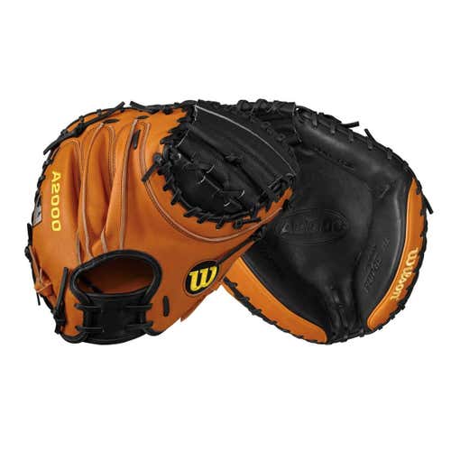New Wilson Right Hand Throw Catcher's A2000 PUDGE Baseball Glove 32.5"