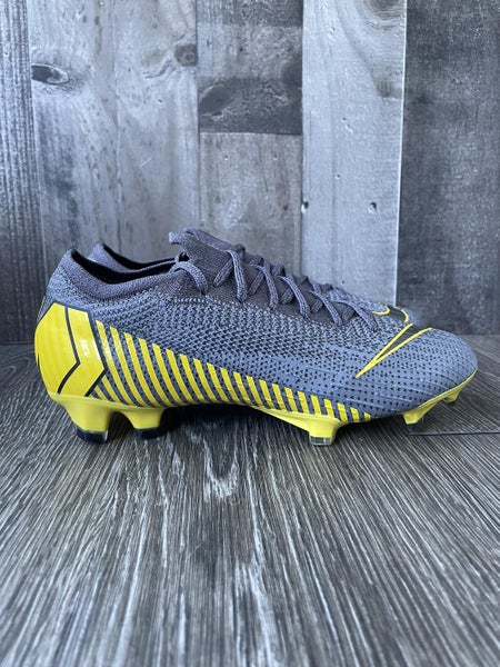 NIKE MERCURIAL VAPOR 12 ELITE FG SOCCER CLEATS SIZE 6 THUNDER GRAY