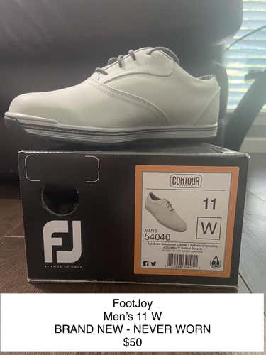 White New Men's Size 11 (Women's 12) Footjoy Golf Shoes