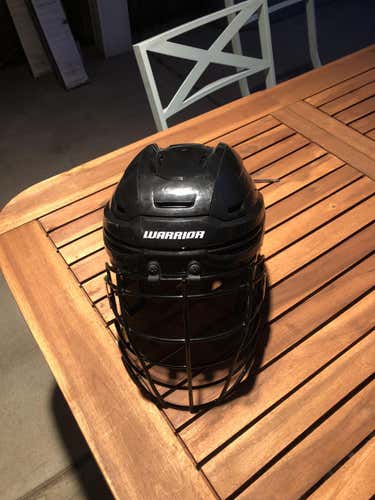 Black Used Warrior Alpha One Pro Helmet