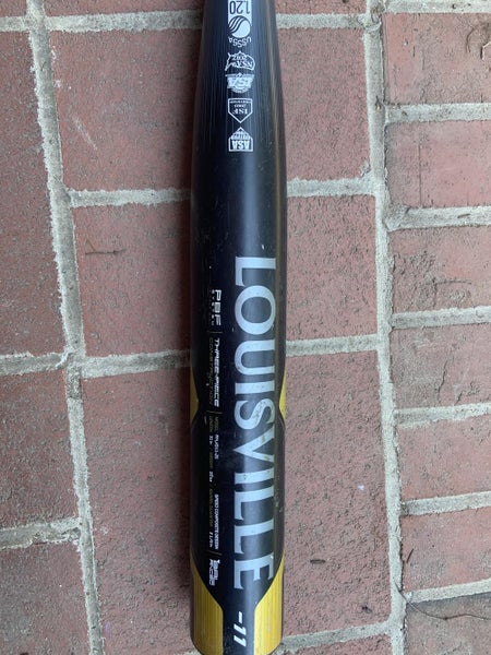 Black Used 2020 Louisville Slugger Composite LXT Bat (-11) 20 oz 31"