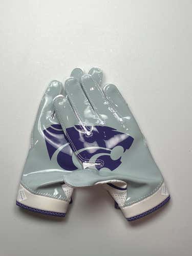 Kansas State Wildcats Game Used Nike Superbad 4.0 Football Gloves Medium