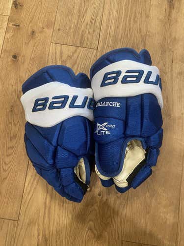 New Bauer Vapor 1X Pro Lite Gloves 14" Colorado Avalanche 2020 Stadium Series Pro Stock