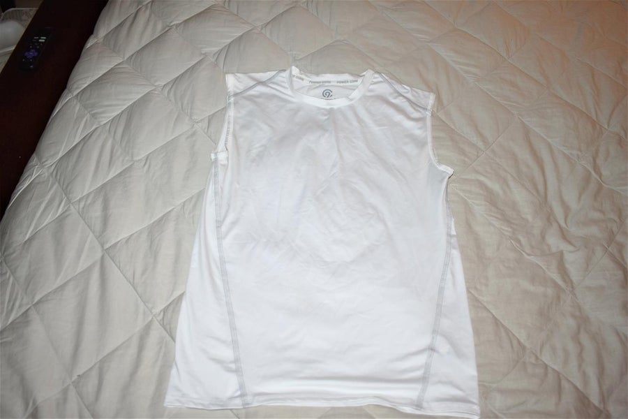 Champion C9 Power Core Compression Shirt, White, Medium