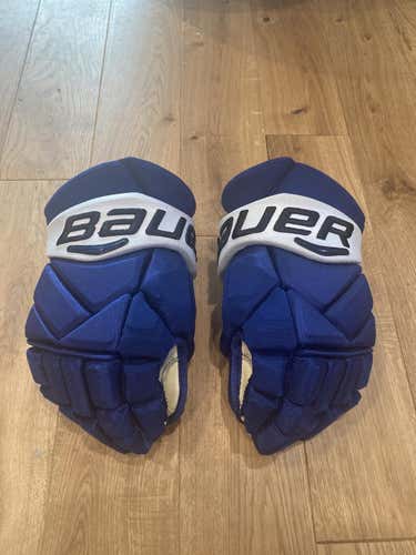 Tampa Bay Lightning Bauer Vapor 1x gloves 13 Pro stock