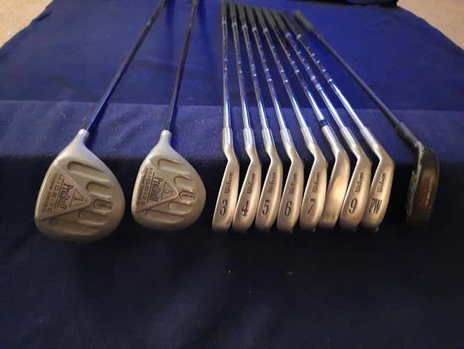 Used Men's Wilson Staff Right Handed Clubs (Full Set) Regular Flex 11 Pieces