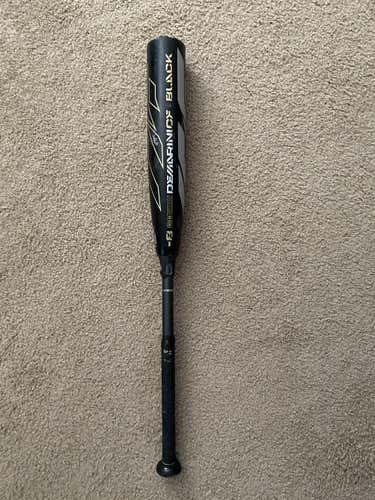 Used DeMarini (-8) 22 oz 30" CF Zen Black Bat