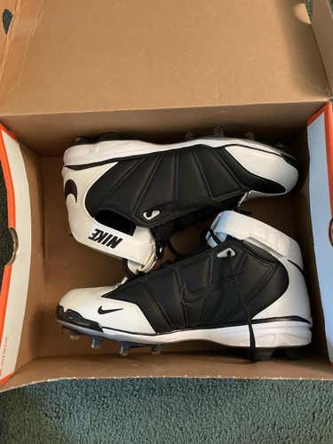 White Men's Molded Cleats High Top Zoom super bad 2