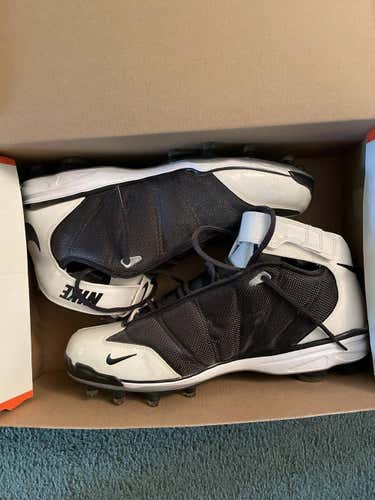 White Men's Molded Cleats High Top Super bad 2