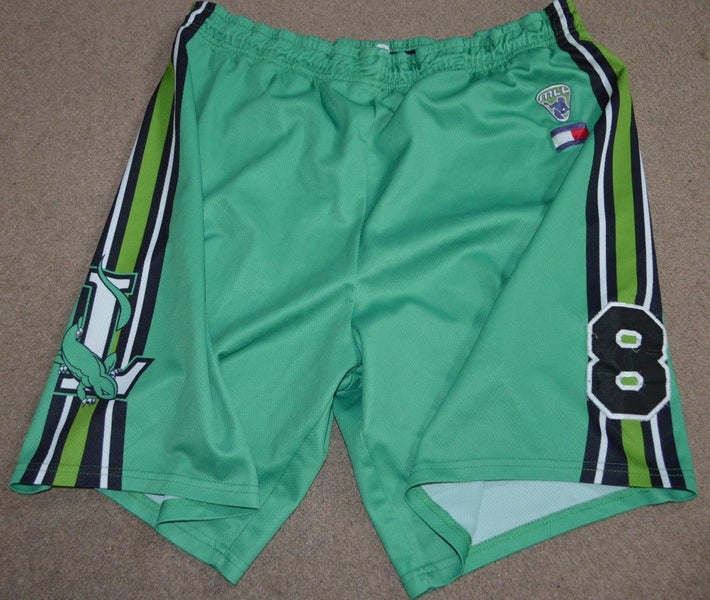 Long Island Lizards Game Worn Used Tommy Hilfiger Lacrosse Shorts 2005 NY 2XL