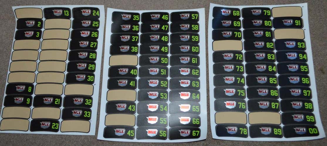 NEW New York Lizards MLL Lacrosse Lot of 75 Team Issued Helmet # Decals