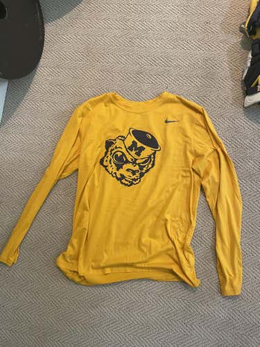 Nike Michigan Long Sleeve Dri-Fit Shirt