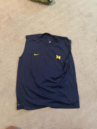 Michigan Nike Dri-Fit Cutoff Shirt