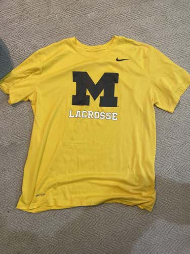 Michigan Lacrosse Dri-Fit Nike Shirt