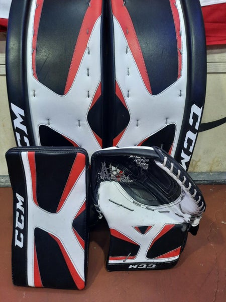 Black Used Senior 34" CCM Regular Goalie Full Set
