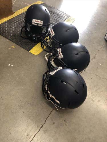 4 FOOTBALL HELMETS