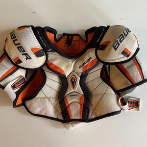 Used Junior Large Bauer Supreme One 60 Shoulder Pads
